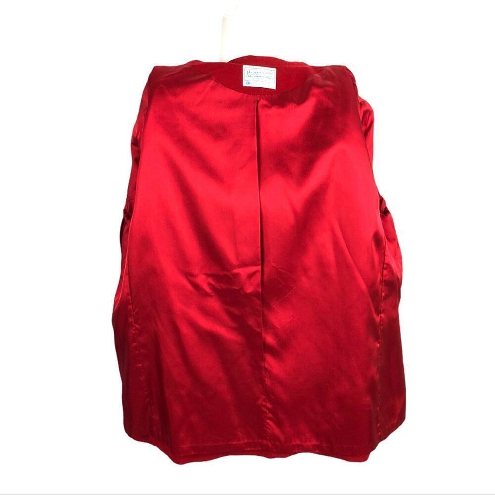 VTG Pendleton Red 100% Virgin Wool Blazer Button - image 11